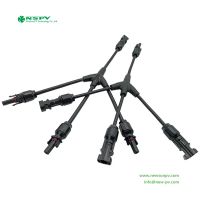 1500VDC Solar Y branch cable harness 3-in-1 type IP68 Solar Cable Assembly