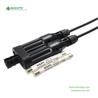 Solar System Mounting Fuse Branch Connector Solar Fuse Holder 1500VDC Solar Branch Fuse Connector