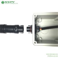 Solar AC Connector IP68 Waterproof 65A 500V AC Cable Connector For Solar Inverter