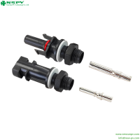 PV4.0 Panel Mount Connector Solar Panel Connector IP68 Waterproof Long Type