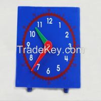 plastic clock, student clock, student clock for learning
