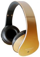 Fashionable PC Headphone, PC Accessories, and Gold Color Headphone