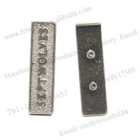 Gold Hollow Letter Metal Tags use for Handbag