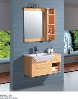 Bamboo Bathroom cabinet, Hanging Bamboo mirrored bathroom cabinet with modern style, Wall-Mounted bathroom vanity (601-605)