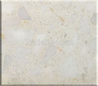 Artificial marble slabs and tiles