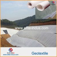 Polyester pet filament spunbond needle punched nonwoven geotextile fabric