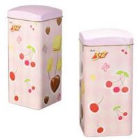 pink rectangular cure biscuit tin box