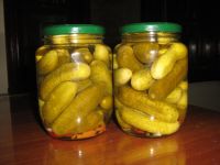 Pickled cucumber size 6-9cm in 720ml glass jar
