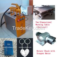 China hot sale equipment 20w Stainless steel jewelry finger ring Cheap fiber laser Engraving machine