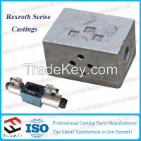 rough casting for hydraulic control valves Rexoth series
