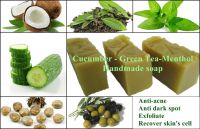 Greentea-Peppermint-Cucumber Handmade Soap