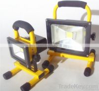 Outdoor 10w 20w rechargeable led flood light