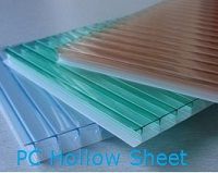 PC (polycarbonate) Hollow Sheet, also known as PC Sun Sheet