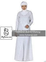 Zeenat White Abaya