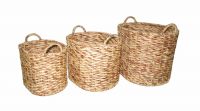 Water hyacinth basket