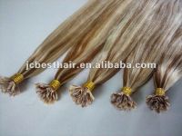 Virgin Remy Brazilian Human Hair Keratin flat-tip Hair Extensions