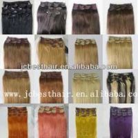China factory wholesale 5a peruvian Remy Clip-in 10-40" human hair