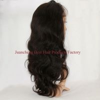 wholesale 100% human hair  no shedding Brazilian virgin hair full lace wig