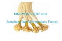 Wholesale 100% Indian pre-bonded flat tip human hair extensions