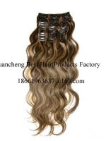 2014 Super Quality Cheap Body Wave Remy Malaysian  Clip in Hair Extension