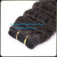 Grade A5 Cheap Unprocessed  Ocean Wave 100% Virgin  Indian  Human Hair Weft