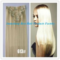 Hot beauty supply quality clip in/on  hair extension