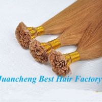 Factory Price Top Quality Flat Tip Pre-Bonded Human Hair Extensions