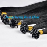 Factory price wholesale high quality Peruvian hair flat tip hair extensions