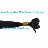 Wholesale 5A Grade  Cheap Remy Peruvian U-Tip Pre-Bonded Hair Extension