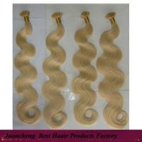 100% Human Remy Hair Body Wave Malaysian Hair Extension Prebonded I Tip Hair
