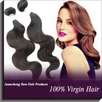 Wholesale Tangle free 5a high quality 100% Indian  Virgin human hair weft