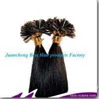 wholesale 5A grade hair weaving 100% Brazilian remy human U-tip hair extension