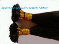 Wholesale grade 5a 100% unprocessed virgin brazilian flat tip hair extension