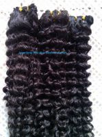 Wholesale 5A cheap curly wave 100% weave brazilian  human remy hair weft