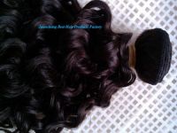 Top grade 5A cheap kinky curly 100% virgin indian  human remy hair weft