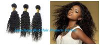wholesale curly wave 100% Brazilian remy human hair extensions