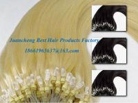 factory price supply 100% virgin peruvian remy Micro Loop hair extensions