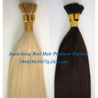 wholesale grade 5a 100% unprocessed remy  brazilian human I-tip hair extension