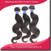 wholesale premium body wave 100%  virgin indian human hair extension