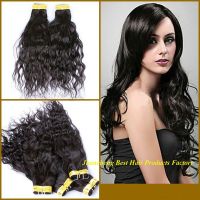 Wholesale grade 5A water wave 100% unprocessed virgin brazilian hair weft