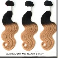 Most popular 2014 hot sale T tone 100%  remy peruvian human hair weft