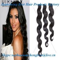 Wholesale Top Grade 5a Body Wave 100% Virgin Indian Human Hair Weft