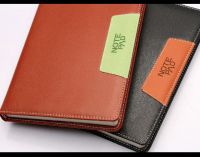 Leather cover notepad