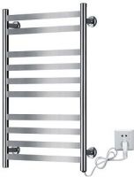 flat stainless steel tube wall mounted electric towel warmers