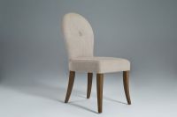 Grey Linen Fabric Dining Chair (GK6001)