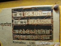 Used Excavators Komatsu Pc300-6