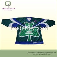 custom OEM polyester hockey jersey