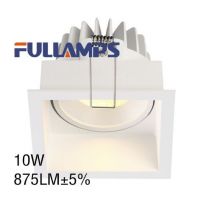 Aluminum housing COB 10W recessed ceiling down lamp