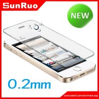 9H!0.2mm! real glass! screen protector tempered glass for Iphone 5/ 5c/5s
