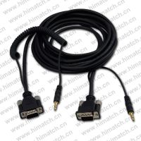 Flexible VGA Cable Male to Male with Audio 